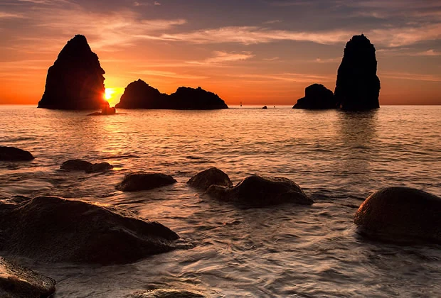Tramonto Isole Ciclopi